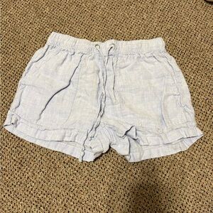 C&C California Light Blue Women's Linen Shorts